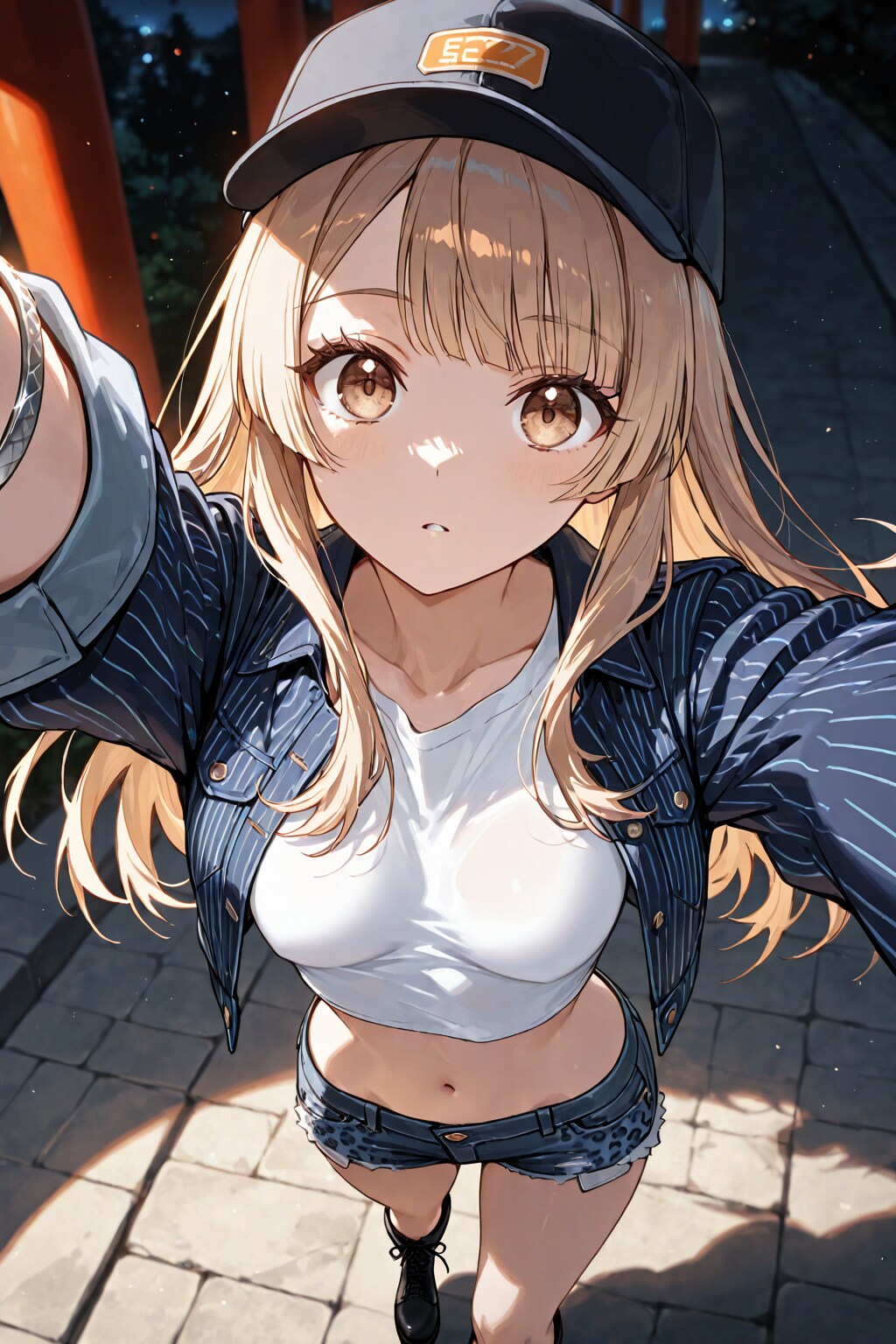 自撮りするギャルのつもりｗ