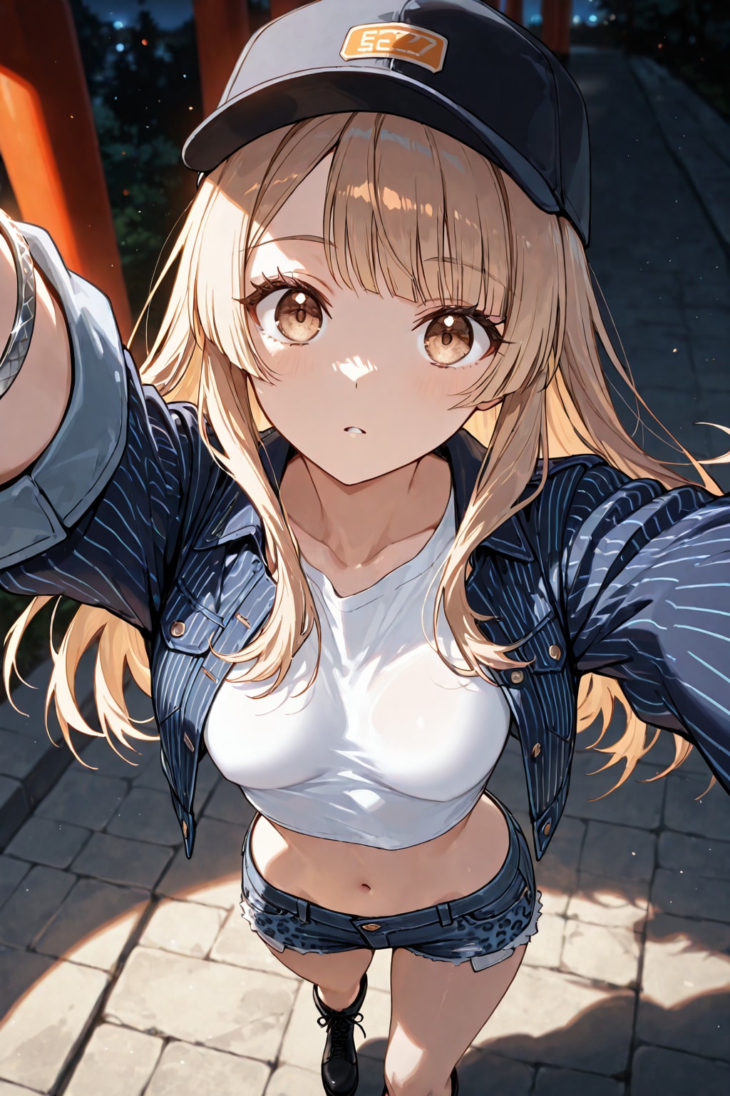 自撮りするギャルのつもりｗ