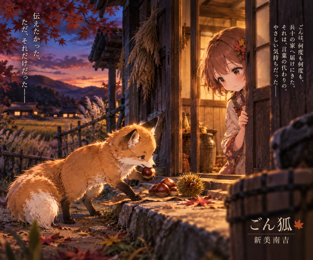 秋の夜長に名作を　～ごんぎつね～