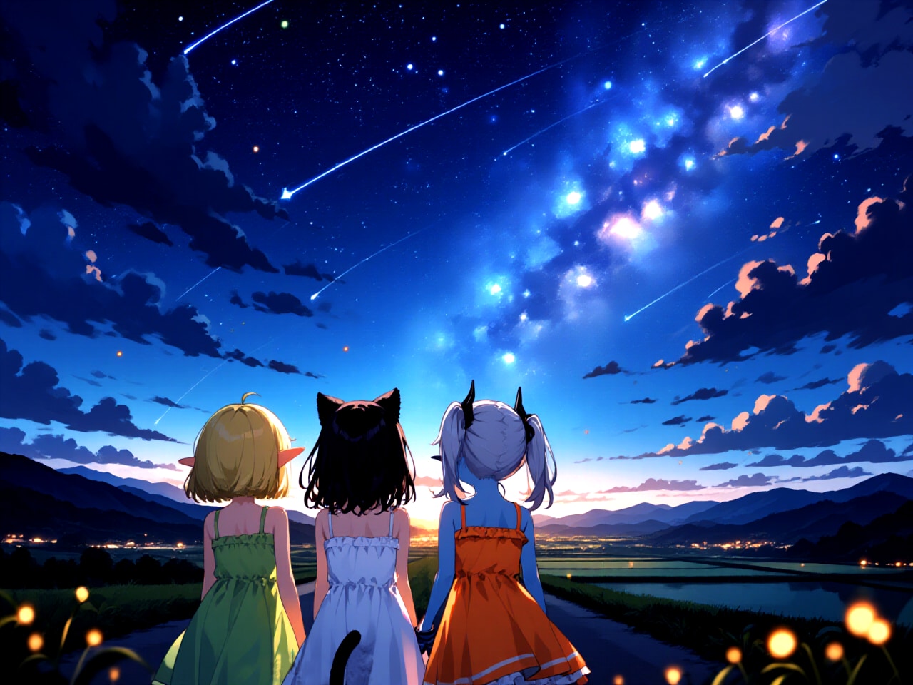 夏の夜空