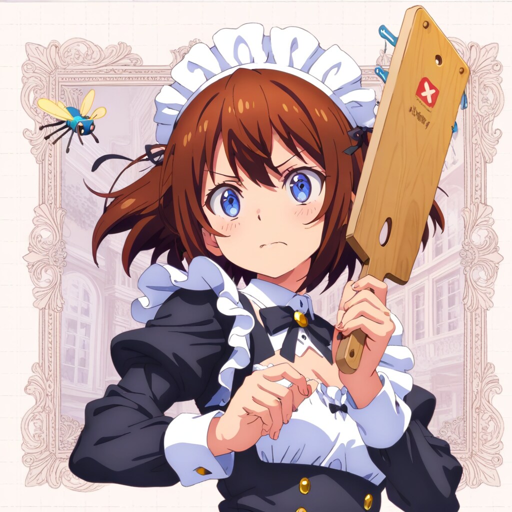 メイド vs ハエ | の人気AIイラスト・グラビア