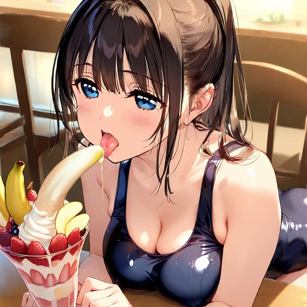 バナナパフェ