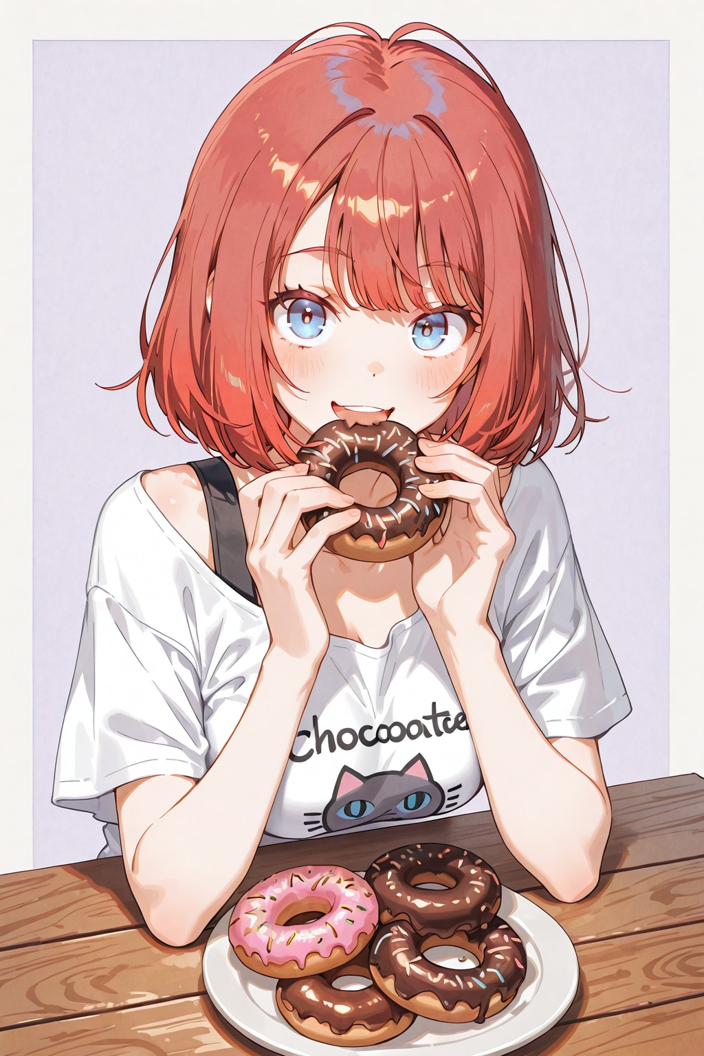 チョコドーナツ | の人気AIイラスト・グラビア