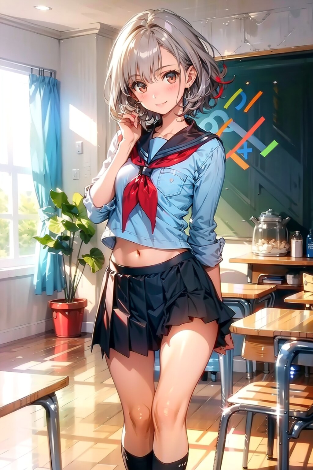 セーラー服 | の人気AIイラスト・グラビア