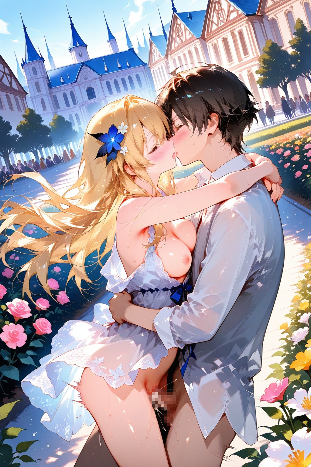 街の公園でパコパコ