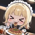 やったらめったらおっ好み焼きもぐもぐメイドっちゃん 2枚目