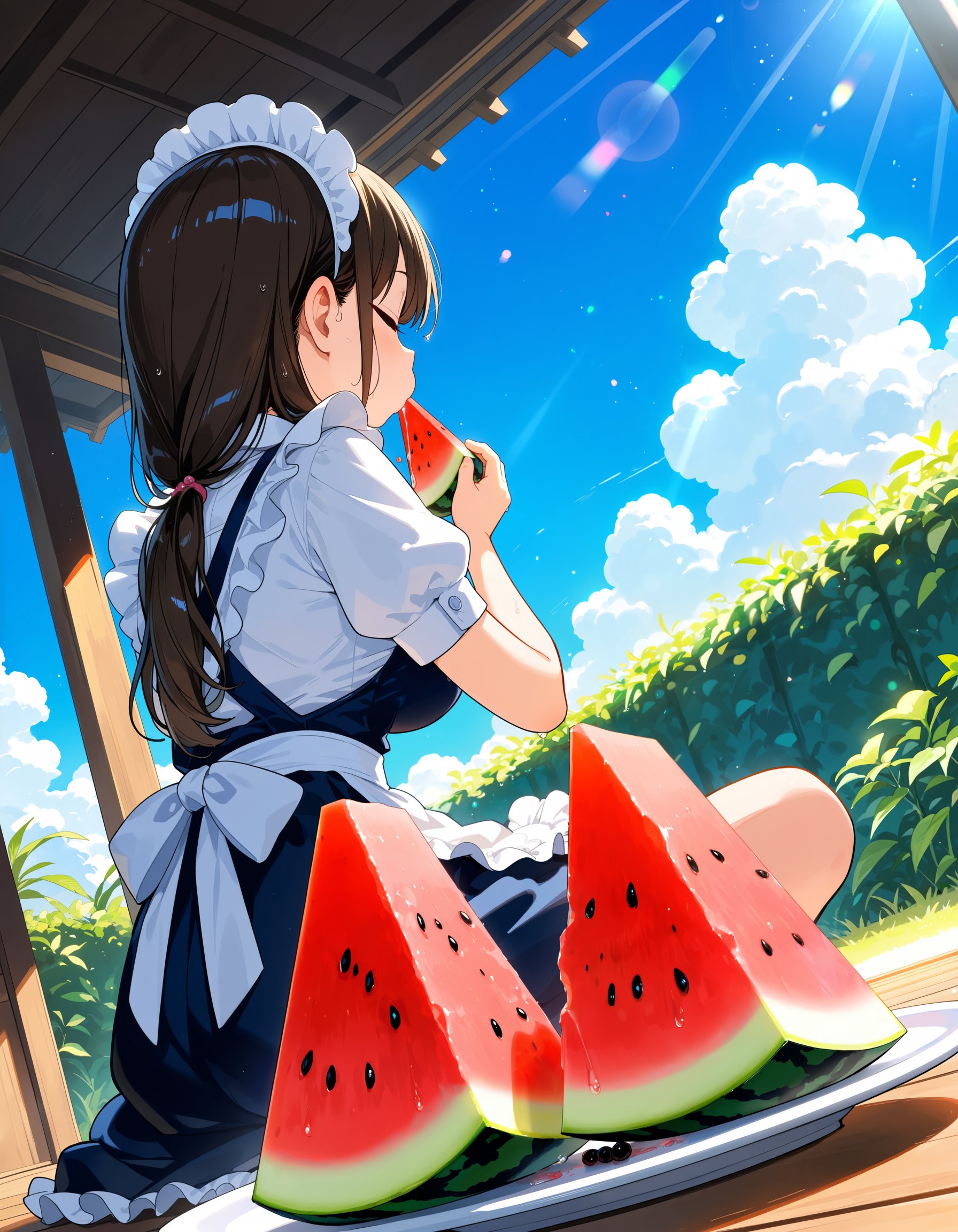 すいかシャクシャク
