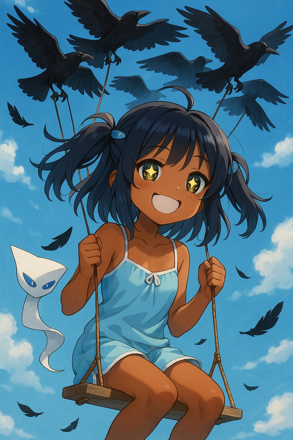 カラスで空飛ぶこなつちゃん