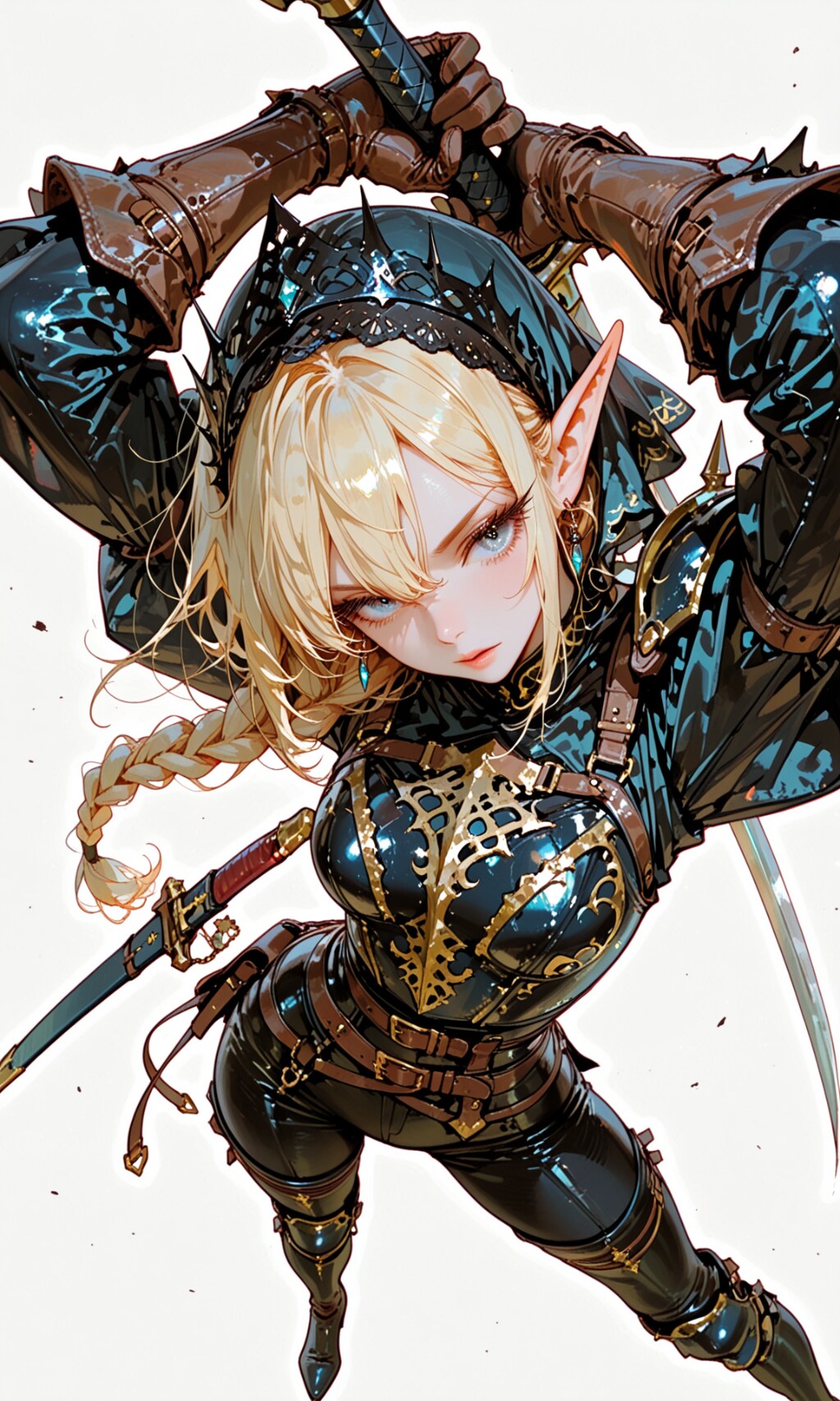 エルフの女剣士