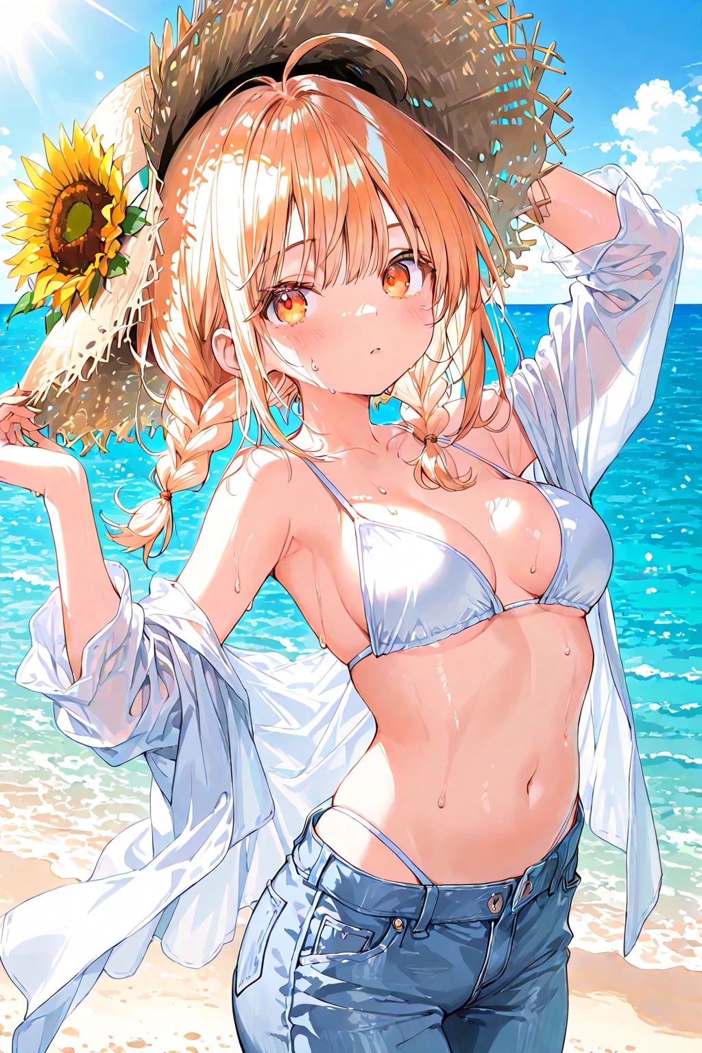 金曜日ちゃんと海🌊🌻