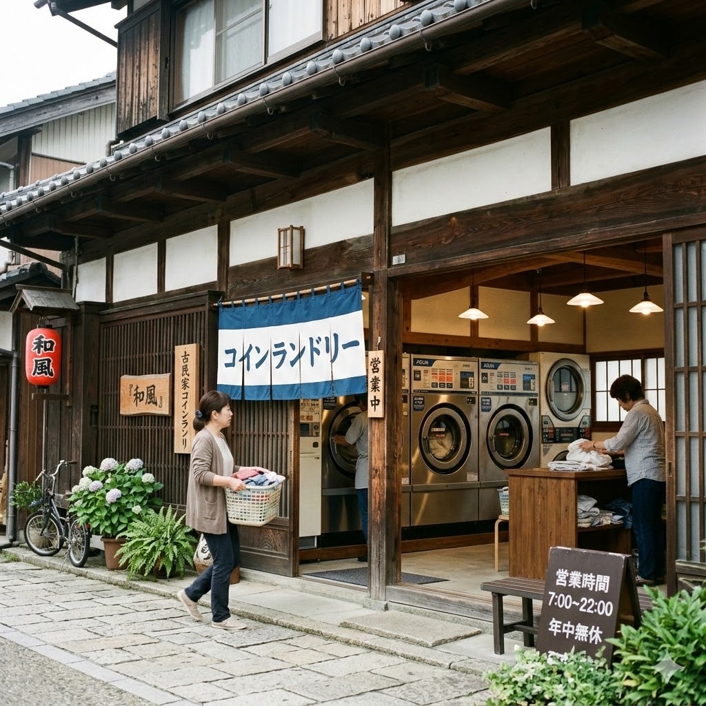 古民家コインランドリー