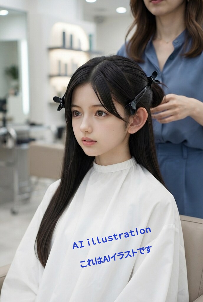 もうひとりの初恋の美少女。  もしかしたら、転校先は校則が厳しく──あの長い黒髪を早々に切り落としていたかもしれない。  泣かない子だけれど──  “初めてのバッサリ”の前だけは、唇が震えて…