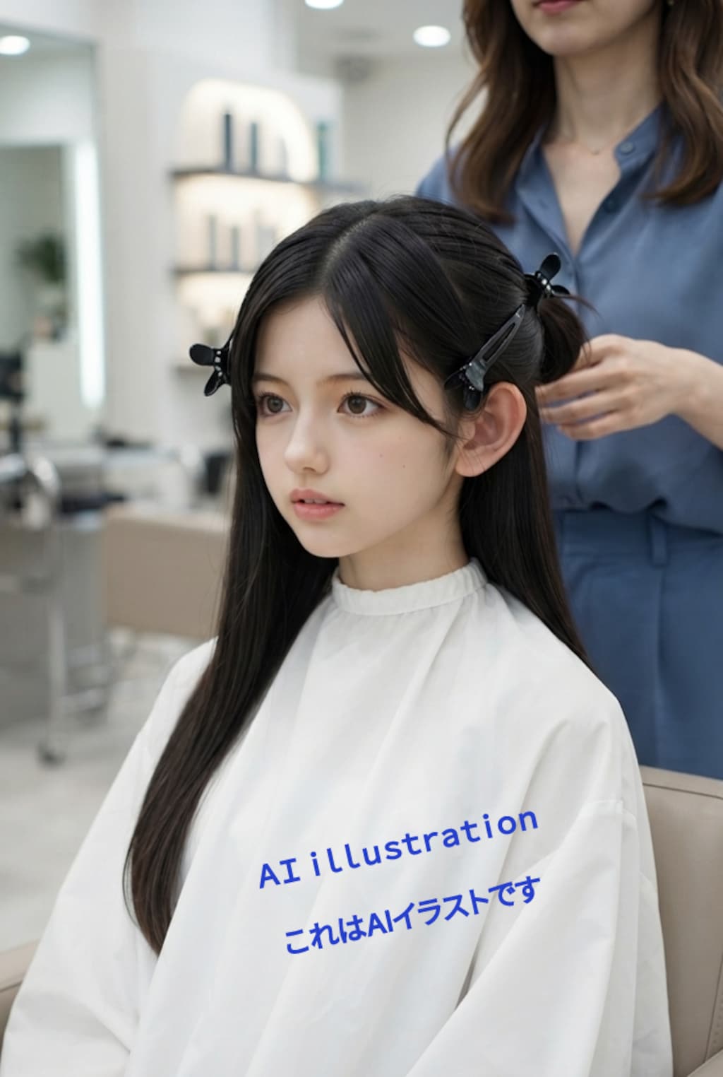 もうひとりの初恋の美少女。  もしかしたら、転校先は校則が厳しく──あの長い黒髪を早々に切り落としていたかもしれない。  泣かない子だけれど──  “初めてのバッサリ”の前だけは、唇が震えて…