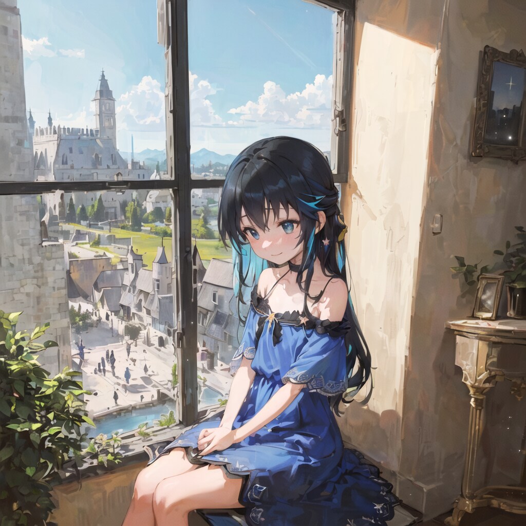 日差しと少女