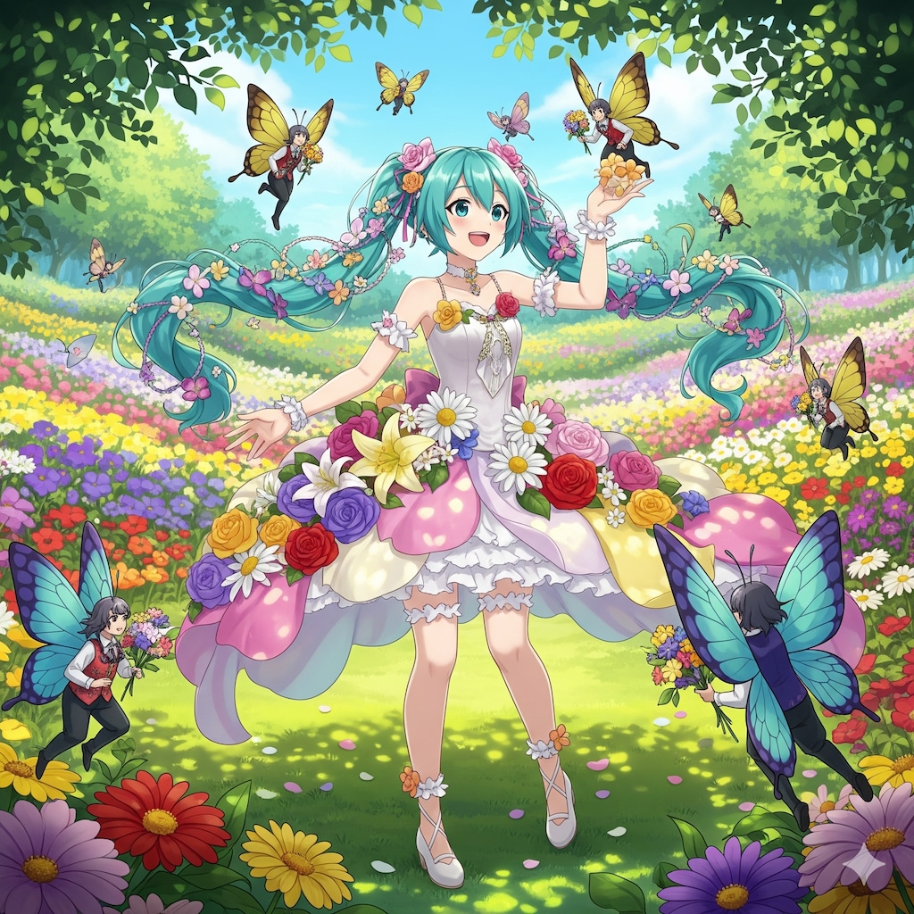 ミクさん ここでも人気者