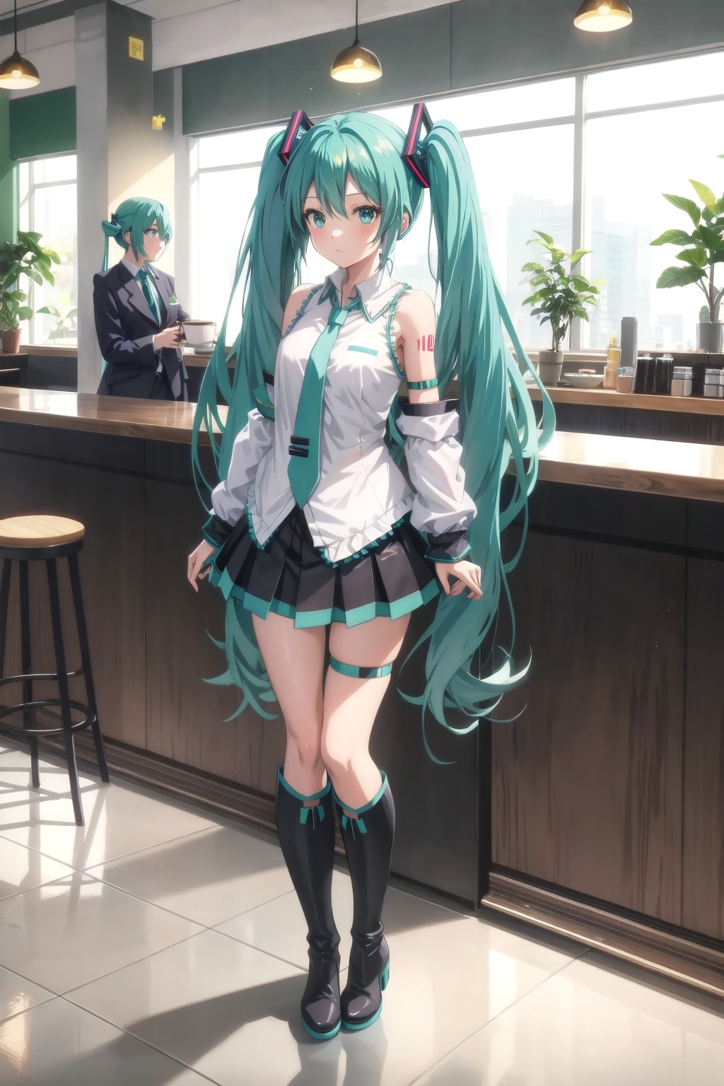 ミクさん立ち姿