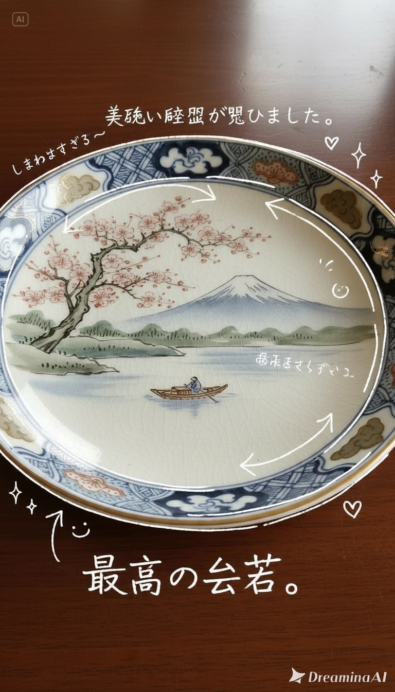 和風絵皿