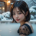 冬の溫泉 5枚目