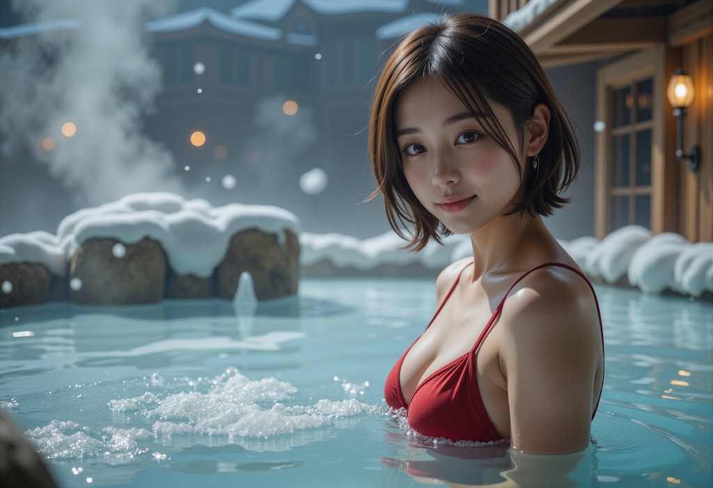 冬の溫泉