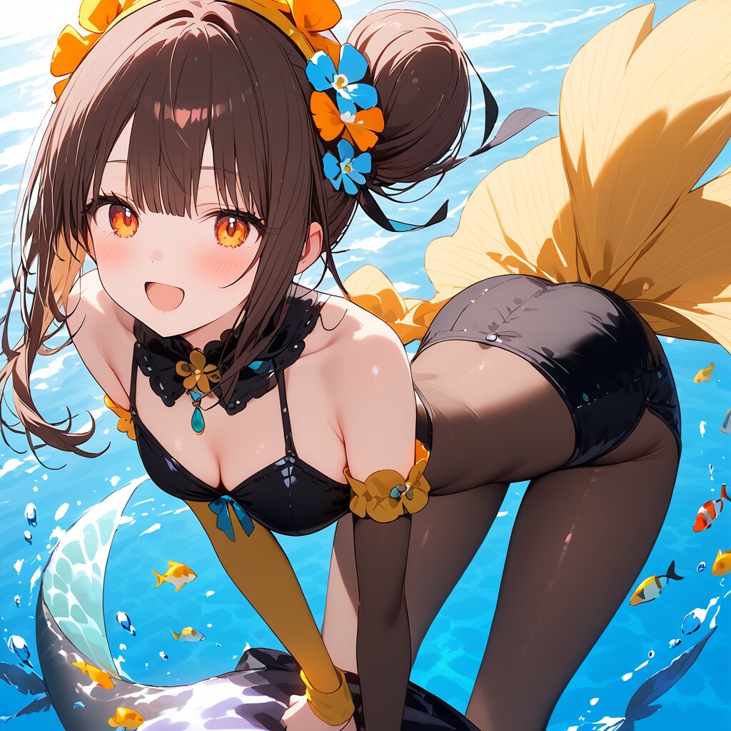 褐色マーメイド2025 | の人気AIイラスト・グラビア