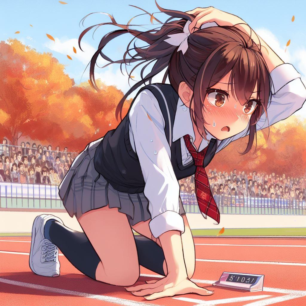 こんなかっこで走るの？
