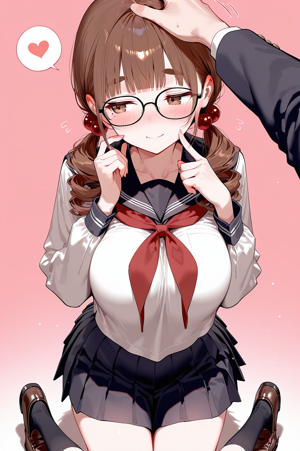満更でもない様子♡ | の人気AIイラスト・グラビア