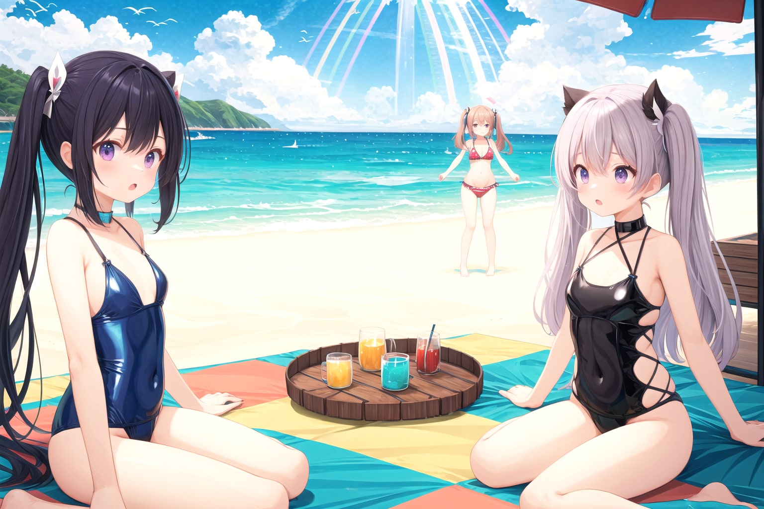 天然ゴム水着