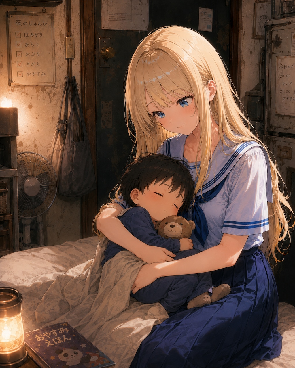 小さい弟寝かしつけるシチュ