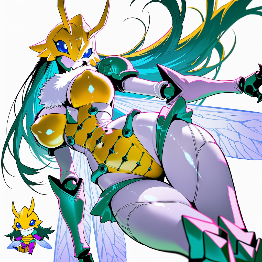 モンスターガール 虫タイプ デジモン系
