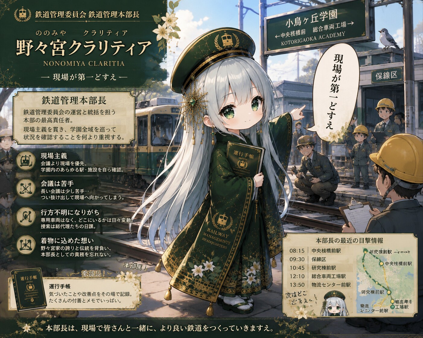 聖薔薇学園編〜鉄道管理委員会鉄道管理本部長クラリティア〜