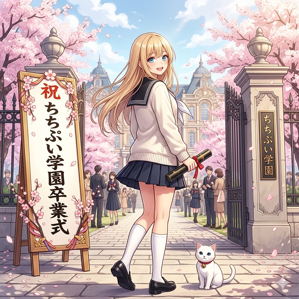 振り返る、ちちぷいちゃん | の人気AIイラスト・グラビア