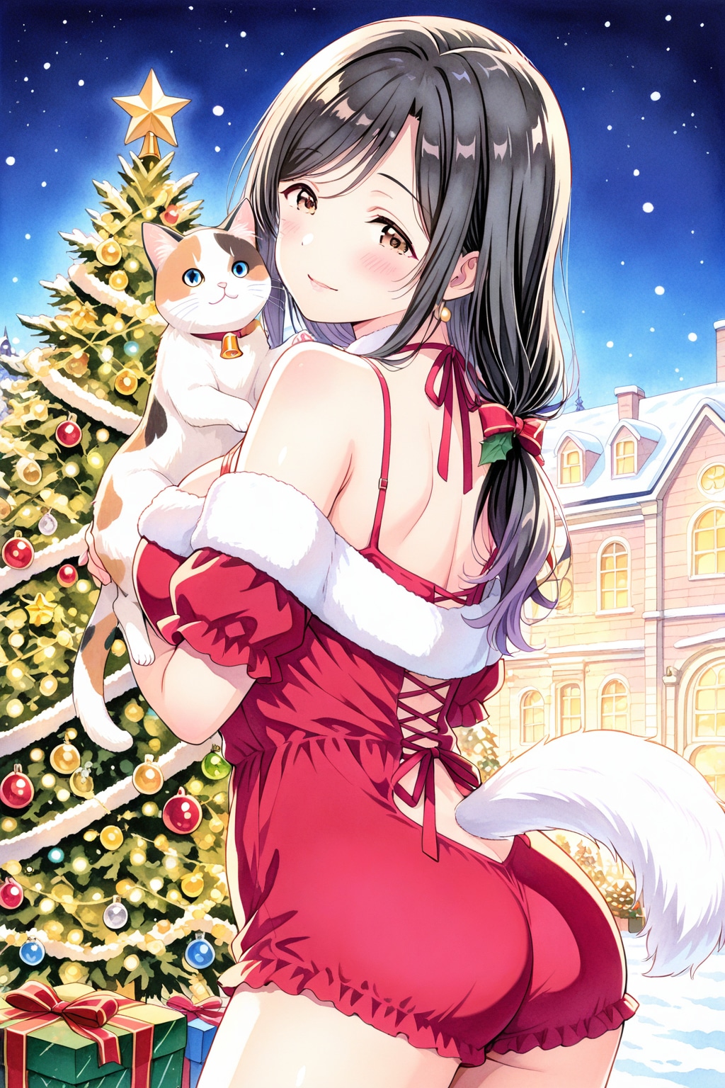 もふもふ三毛殿（９）クリスマス ver.