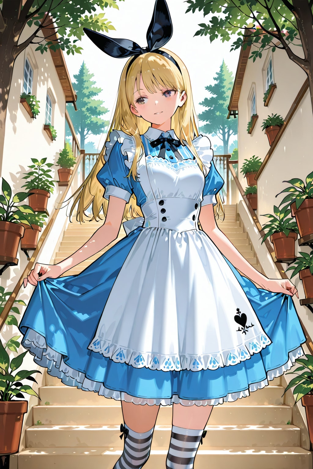 不思議の国のアリスのコスプレ💕