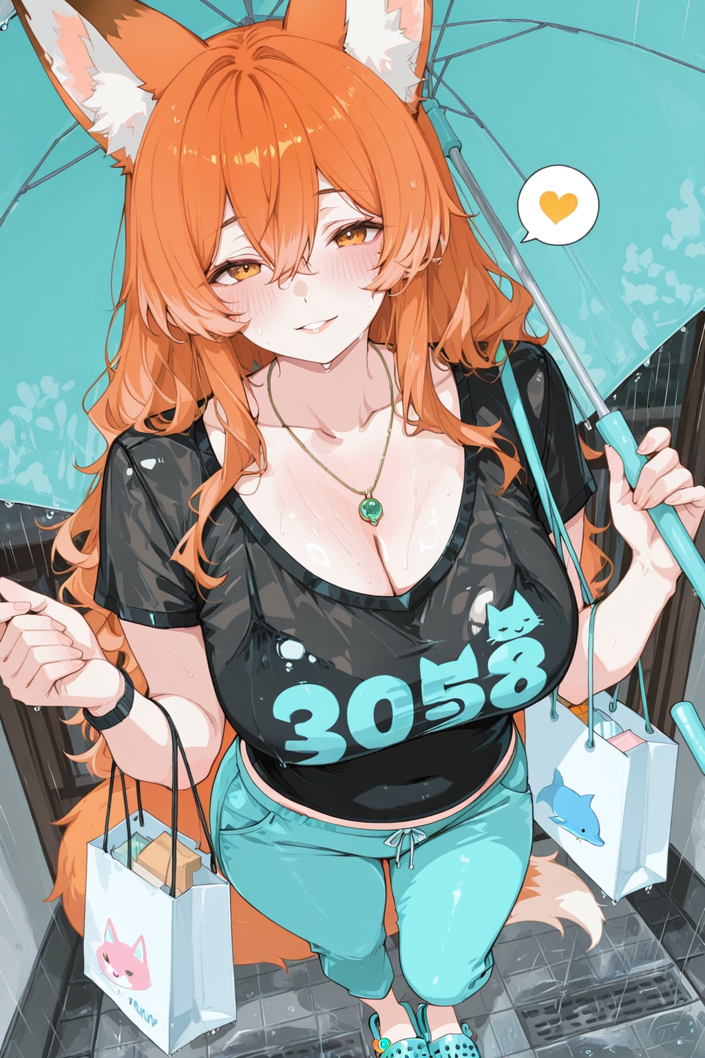 雨のムチギツネ