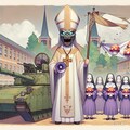 キノ戦 聖教会異端処理部隊『激怒』の神父が色んな場所でキノコ連絡を行う！ 3枚目