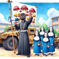 キノ戦 聖教会異端処理部隊『激怒』の神父が色んな場所でキノコ連絡を行う！ 2枚目