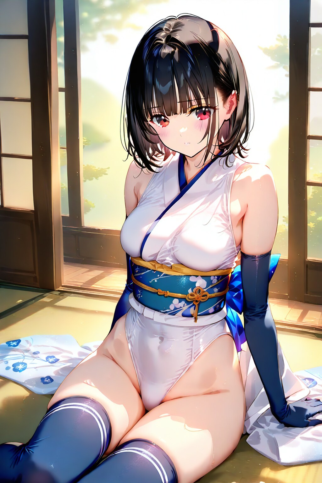 和室で休憩