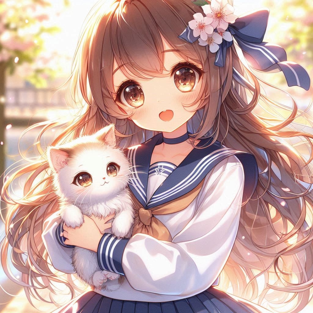 猫と一緒