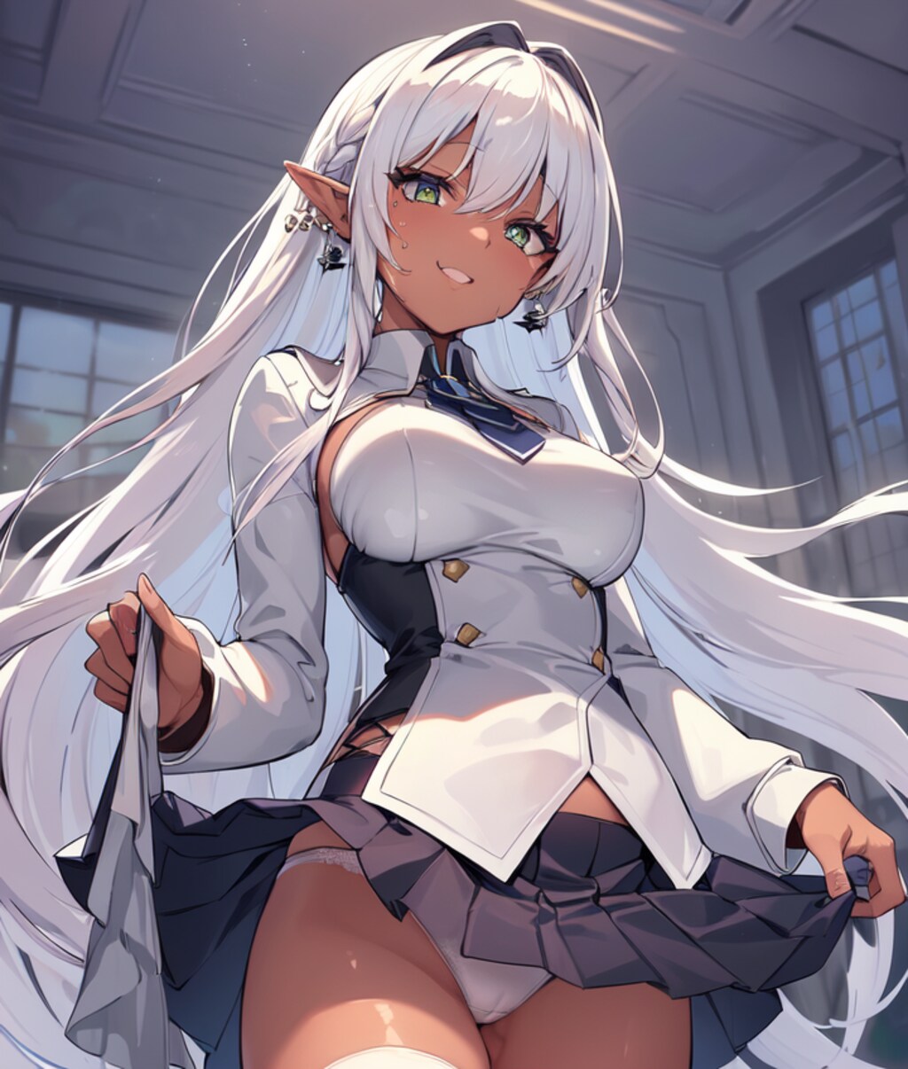 制服褐色エルフ