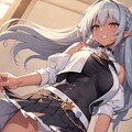 制服褐色エルフ 2枚目