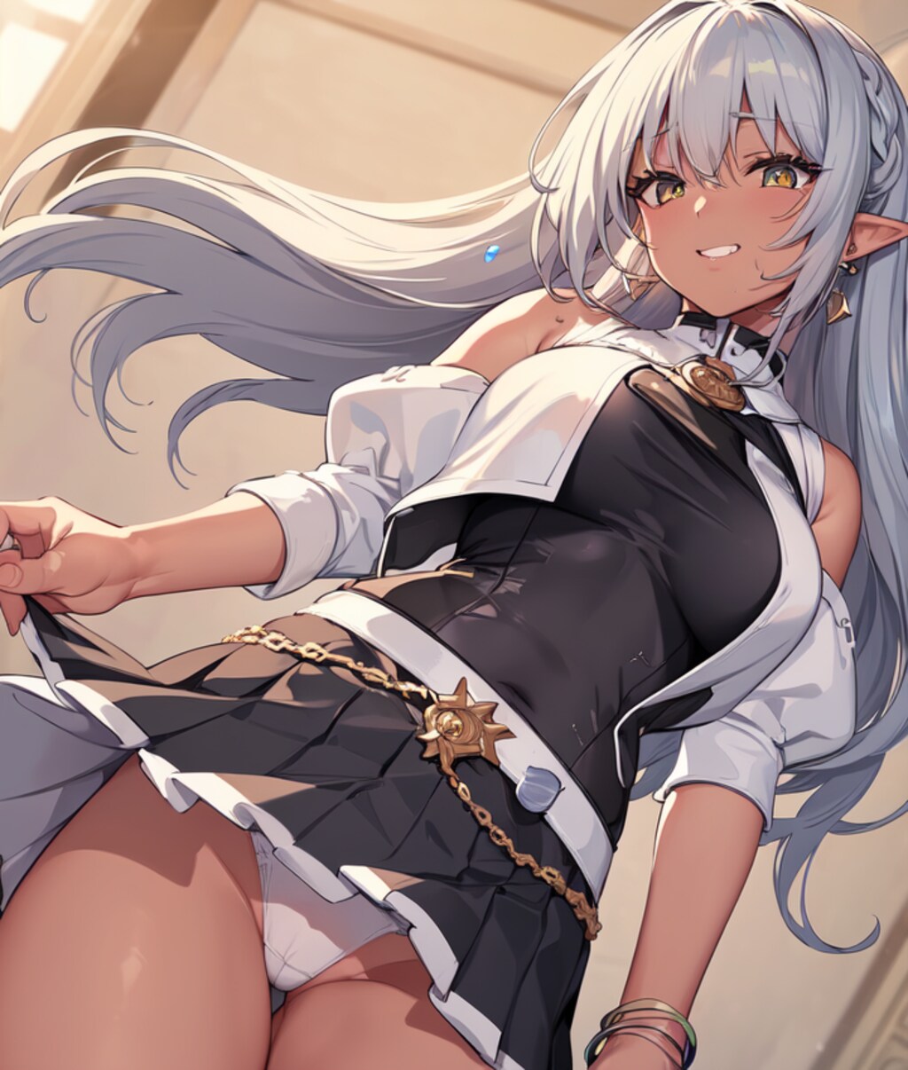 制服褐色エルフ