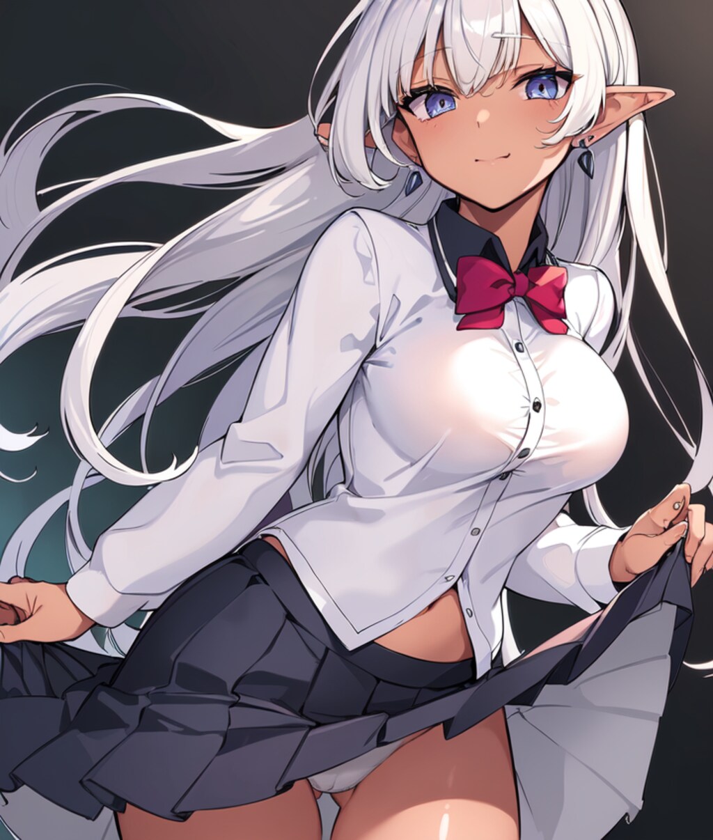 制服褐色エルフ