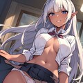 制服褐色エルフ 7枚目