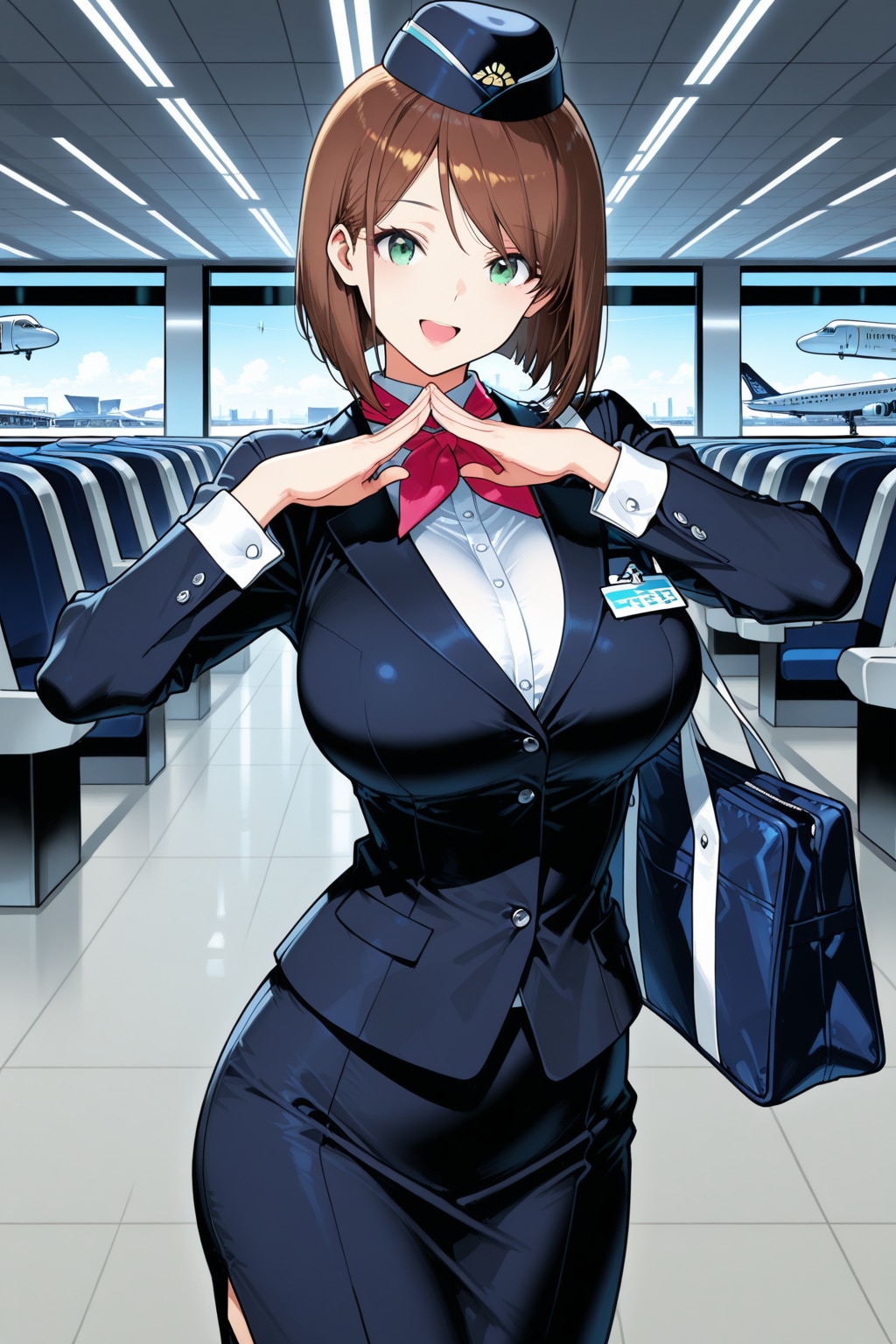 アテンション・プリーズ✈️❤️ | の人気AIイラスト・グラビア