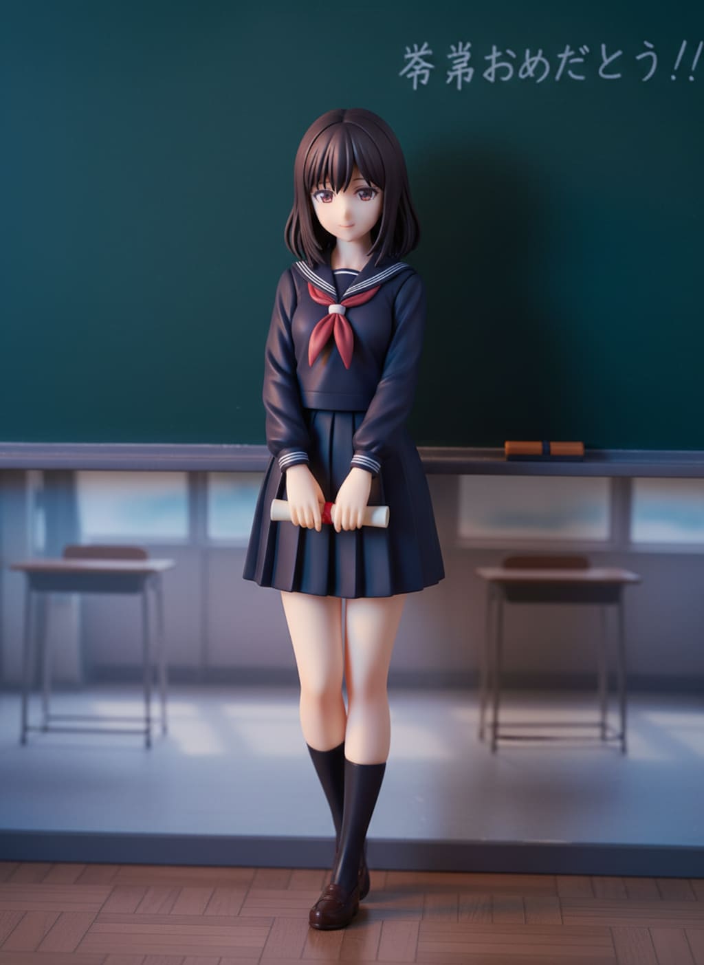 卒業生のフィギュア