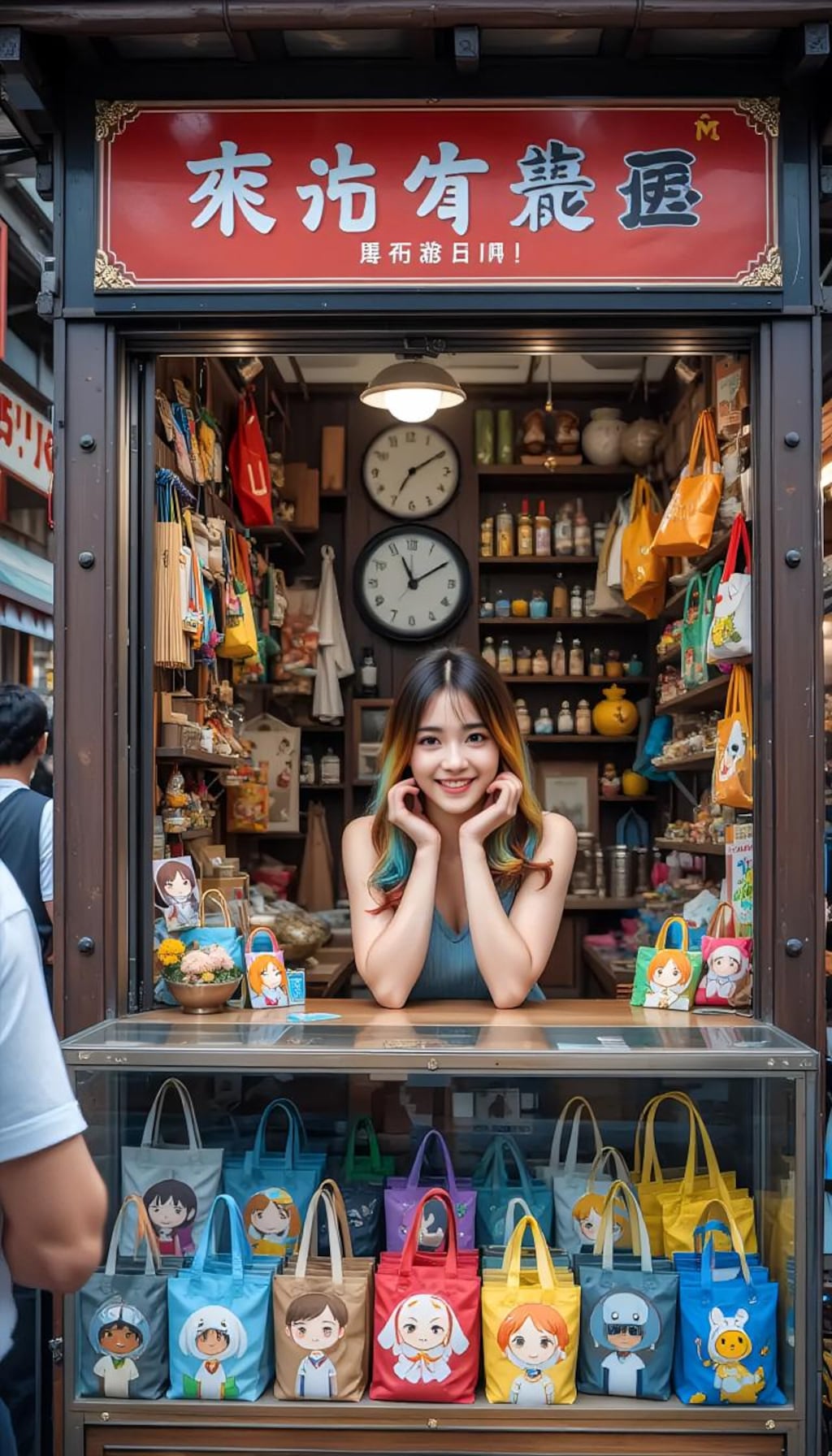 カバン屋のカバン娘(ダジャレ)