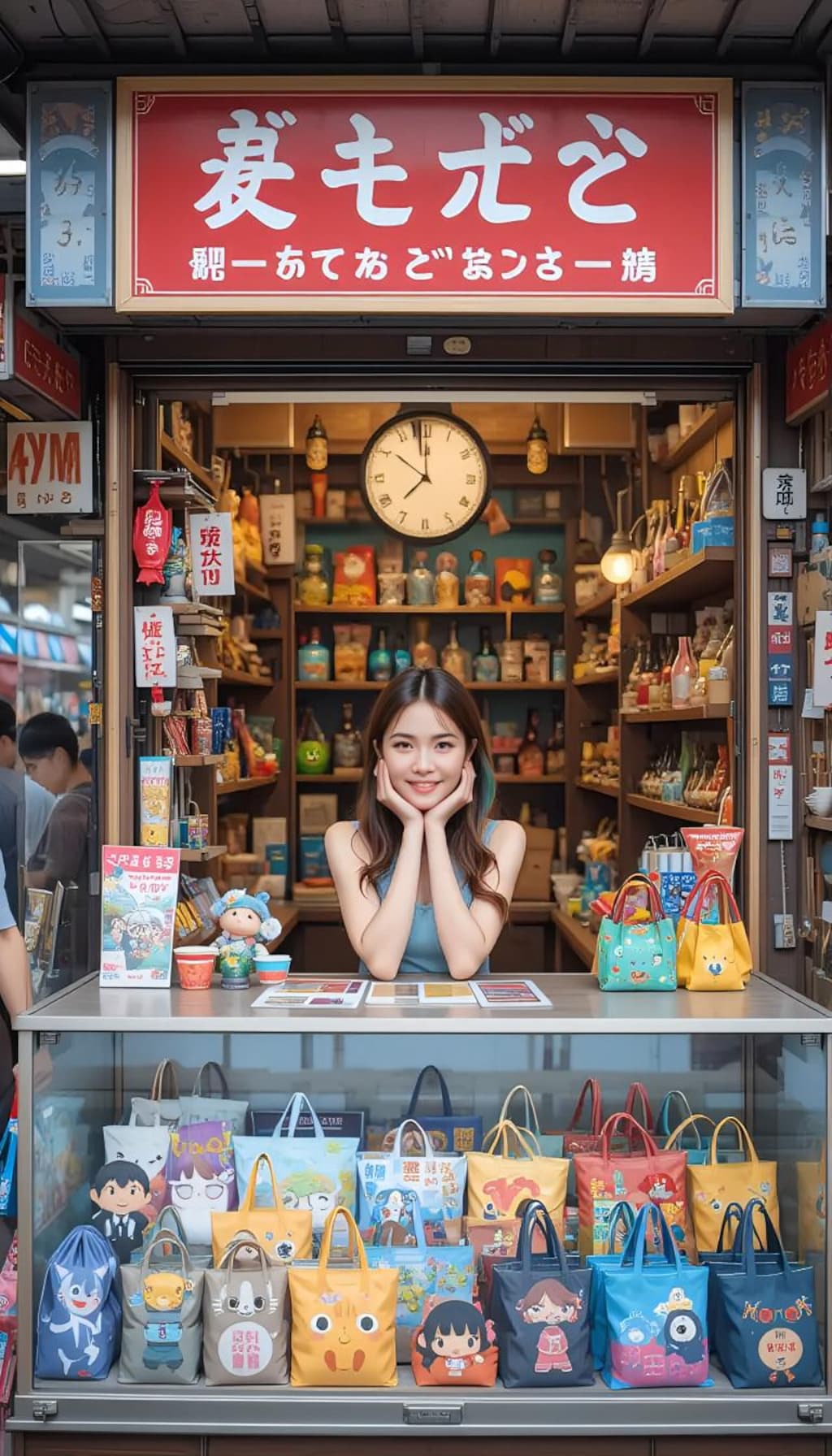 カバン屋のカバン娘(ダジャレ)