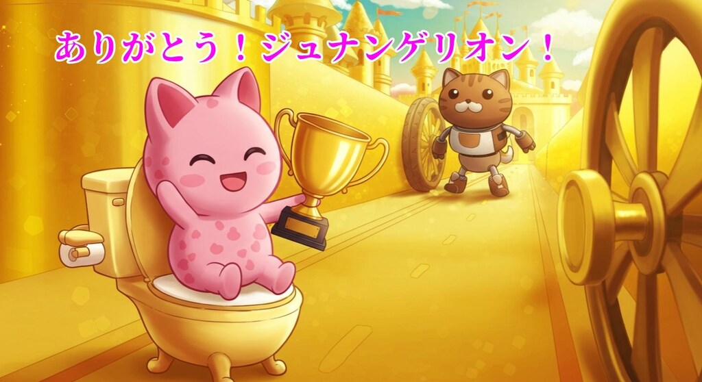 ももほうくん 生体細胞代表 第一回トイレめでたい会 Winning Run! 【ニャンノ世界】