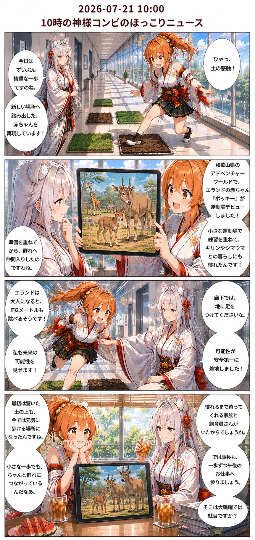 毎日漫画　10時　ほっこりニュース