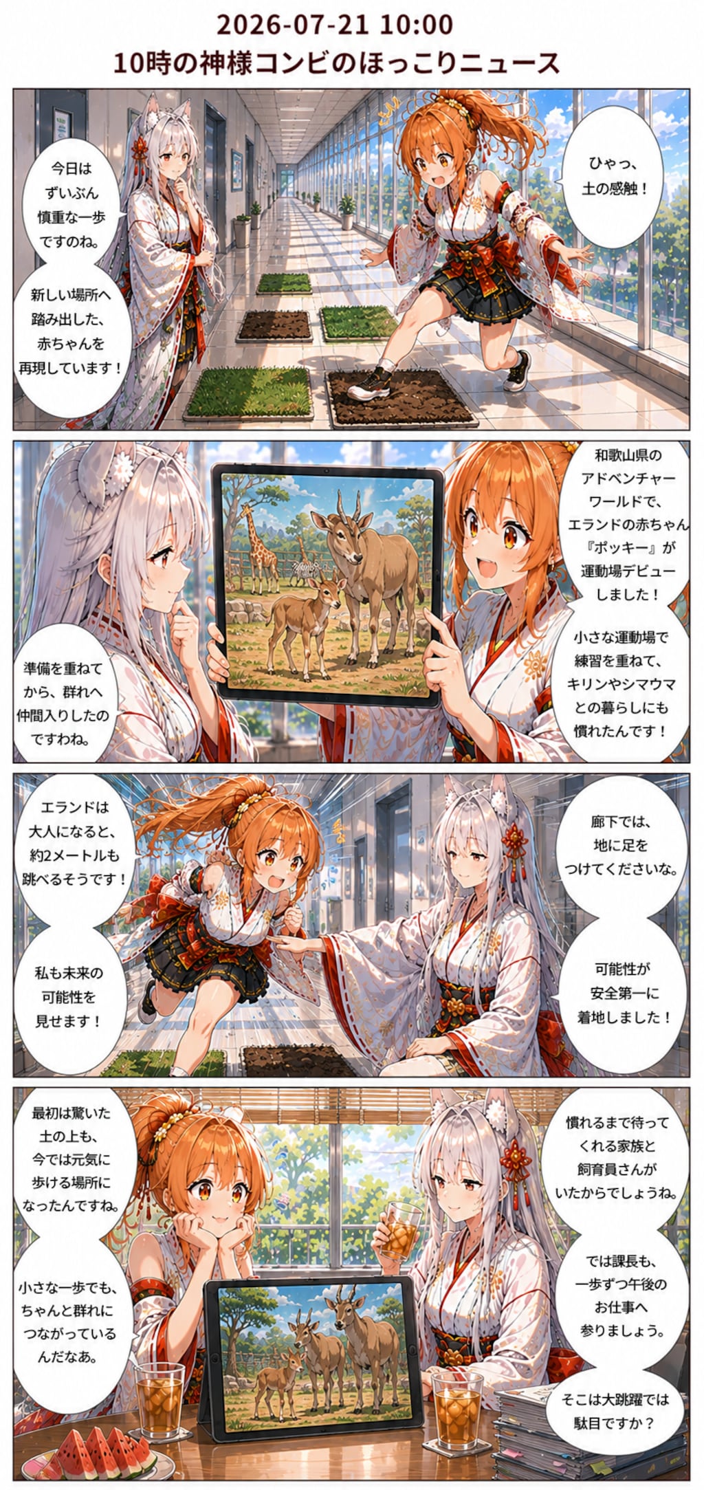 毎日漫画　10時　ほっこりニュース